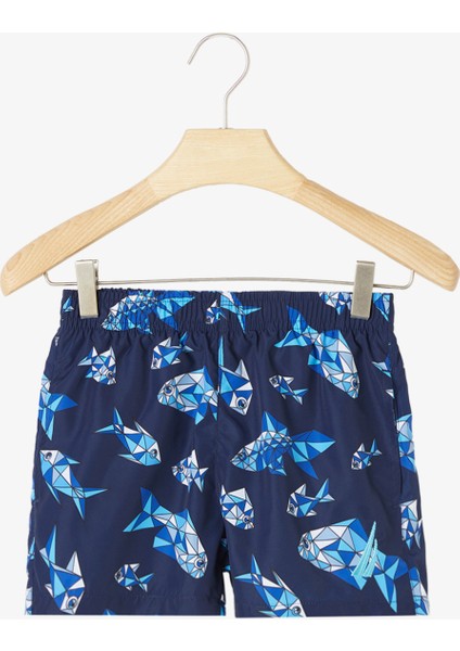 Erkek Çocuk Lacivert Standart Fit Deniz Şortu TB55106T.4NV