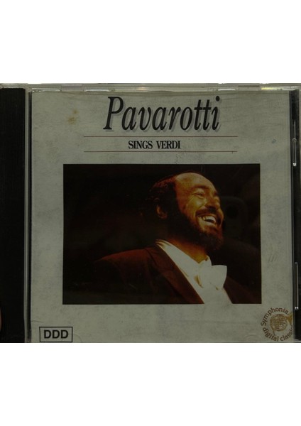 Dikkat CD CD Luciano Pavarotti – Pavarotti Sings Verdi 1990LAR Baskı Müzik CD
