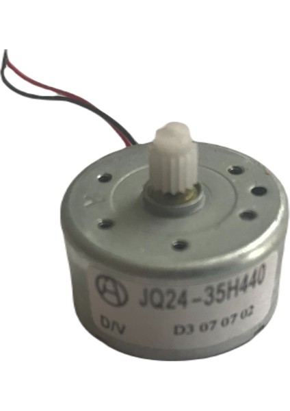 JQ24-35H440 Mini Dc Motor – 3-6V Metal Gövdeli Cd/dvd Mekanizma Motoru