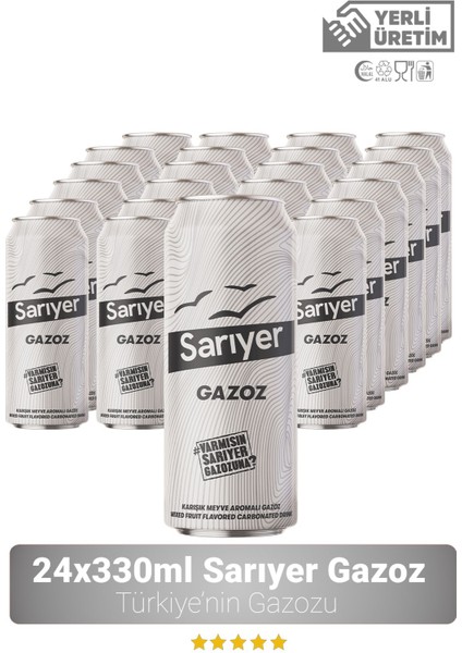 Karışık Aromalı Gazoz 330 ml x 24'lü