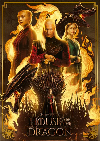 1000 Parça Game Of Thrones Ejderha Evi Puzzle - House Of The Dragon - 19574