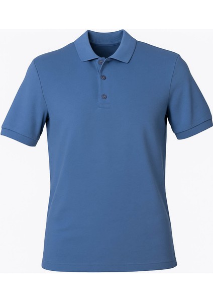 Polo Yaka Petrol Erkek T-Shirt 2127 modelleri