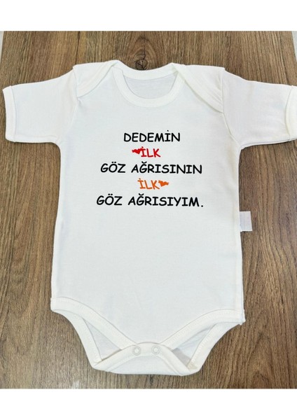 Yazılı Zıbın Dedemin Ilk Göz Agrı Yazılı Bebek Zıbını