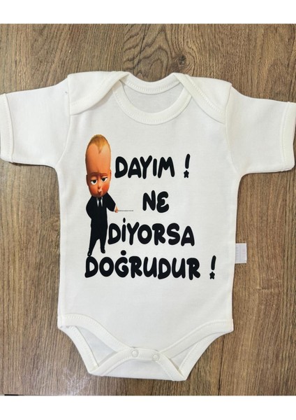 Yazılı Zıbın Dayım Ne Diyorsa Doğrudur. Yazılı Bebek Zıbını