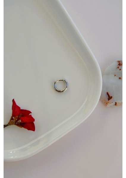 Gümüş Renk 6 mm Mini Halka Piercing Forward Helix Tragus Piercing Daith Helix fırsatları