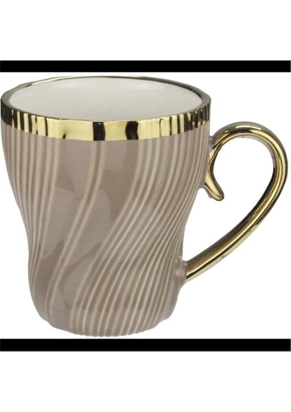 Silas Altın Yaldızlı Porselen Kupa modelleri