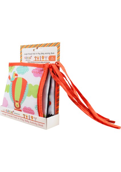 Yüksek Kontrastlı Katlanır Aktivite Kitabı - Karın Zamanı (Tummy Time) Oyun Kitabı fırsatları