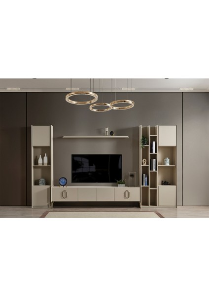 Nacco Kitaplıklı Tv Ünitesi
