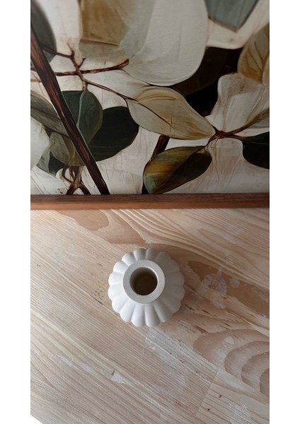 Minimal Çizgili Dekoratif Vazo