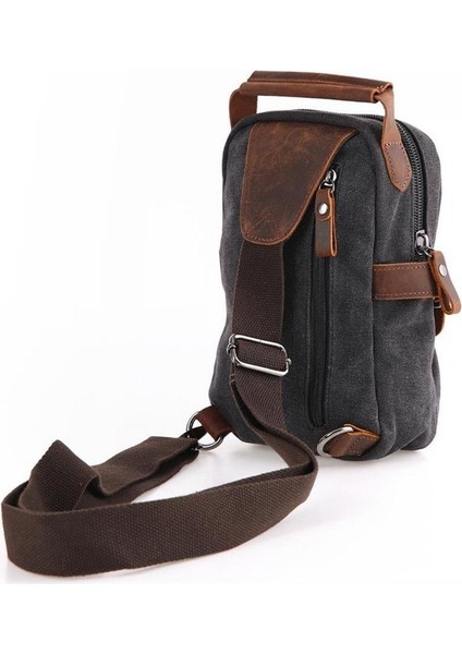 Ççs 51396 Kanvas Omuz Askılı Çapraz Çanta Siyah modelleri