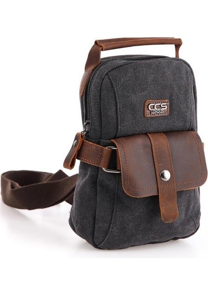 Ççs 51396 Kanvas Omuz Askılı Çapraz Çanta Siyah fırsatları