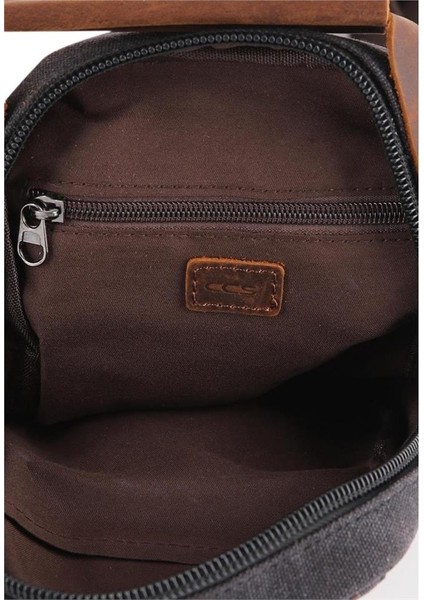 Ççs 51396 Kanvas Omuz Askılı Çapraz Çanta Siyah indirimleri