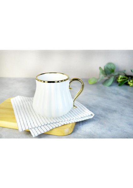 Claire Altın Yaldızlı Porselen Kupa