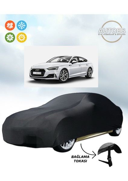 Audi A5 Sportback Branda Lüx Kalite Araba Brandası,oto Branda Alt Bağlantı Tokalı Siyah