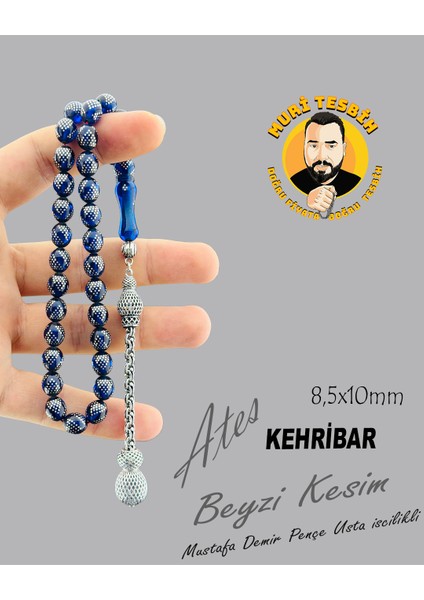 Gümüş Işlemeli ve Püsküllü Mustafa Demir Pençe Ateş Beyzi Kesim 8,50X10