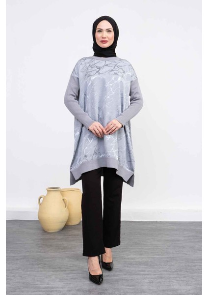 Kadın Merserize Triko Tunik -PMK411