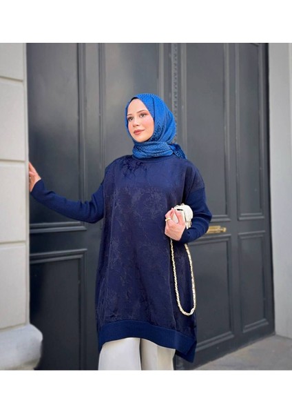 Kadın Merserize Triko Tunik -PMK412