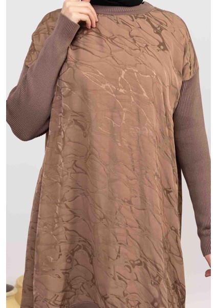 Kadın Merserize Triko Tunik -PMK411