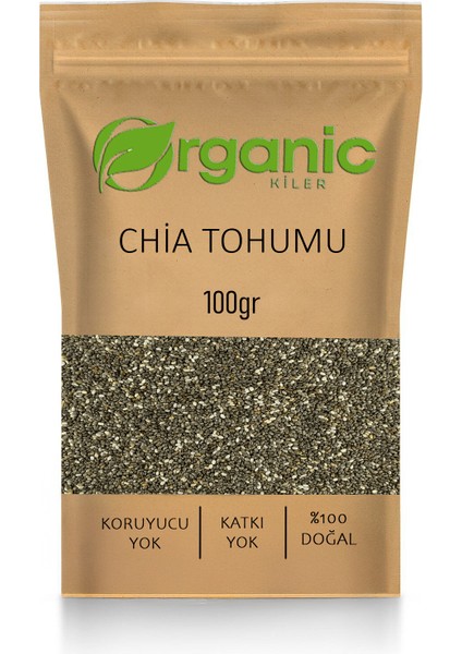 Chia Tohumu 100GR Organik Taze Elenmiş Yeni Mahsül