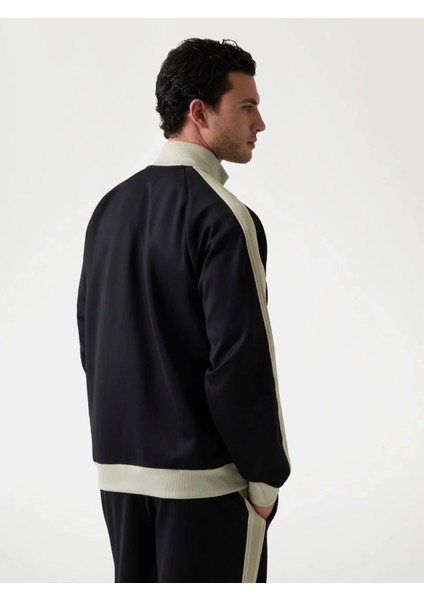 Erkek Siyah Castore Fermuarlı Sweatshirt fırsatları
