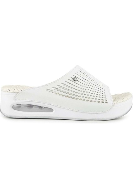 Rive Anatomik Air Max Tabanlı Kadın Terlik Beyaz