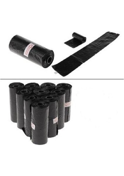 Çöp Torbası 80X110 Endüstriyel Jumbo 400 gr Çöp Torbası 10'lu (4 Paket). Çöp Poşeti