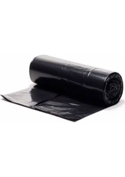 Endüstriyel Siyah Çöp Torbası Jumbo 300 gr 80X110 10 Adet x 5 Paket Çöp Poşeti