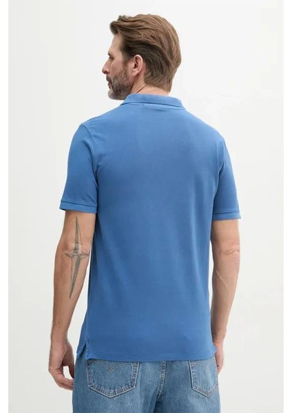 Erkek Lacivert Basic Polo Tişört