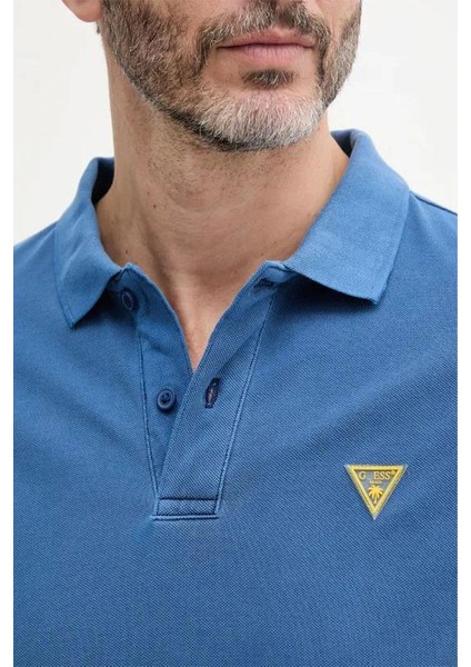 Erkek Lacivert Basic Polo Tişört
