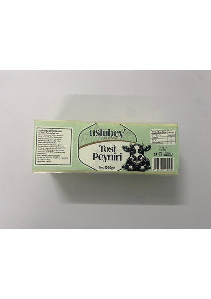 Uslubey 1000 gr Tost Peyniri 3 Lü Set