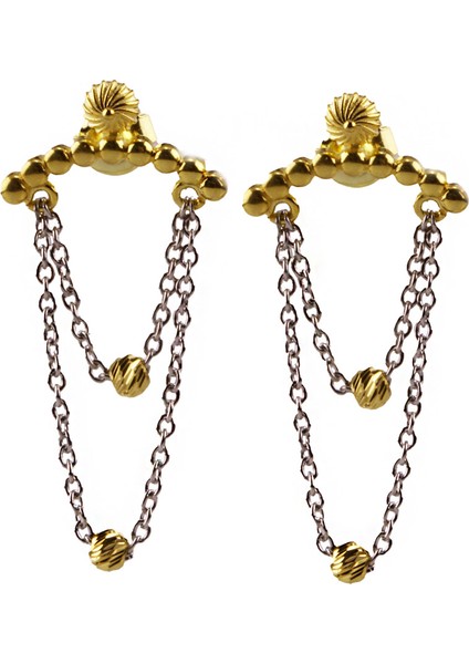 Liu Gümüş Küpe MS3242, 925 Ayar Gümüş