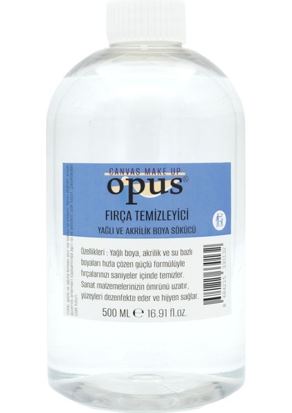 Fırça Temizleyici 500ML Yağlı ve Akrilik Boya Sökücü