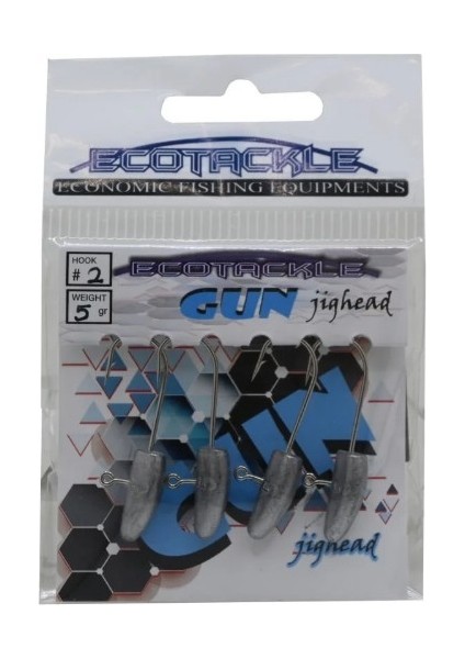 gun lrf jighead #6 (4pcs)