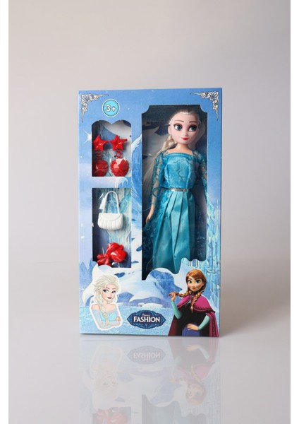 Dekomus Ile Frozen Elsa Çantalı Oyuncak Bebek