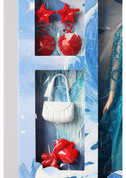 Dekomus Ile Frozen Elsa Çantalı Oyuncak Bebek