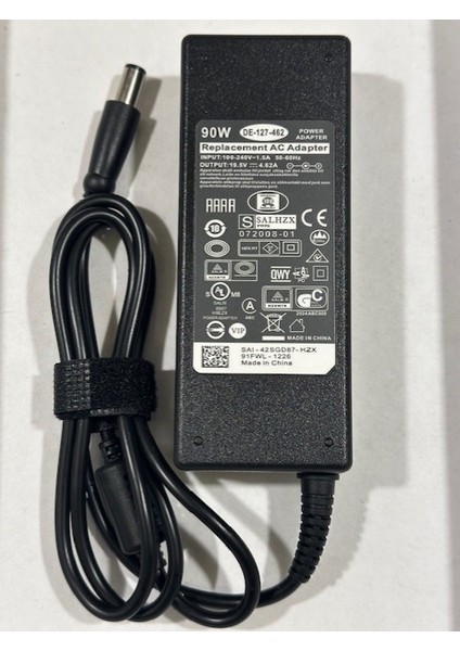 19.5 Volt 4.62 Amper Dell Uyumlu Notebook Adaptör 7.4 mm 5.0 mm Dell Uyumlu Adaptör