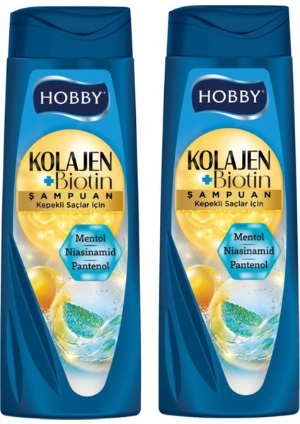 Şampuan Kolajen Mentol Kepekli Saç 480 Mll x 2 Adet