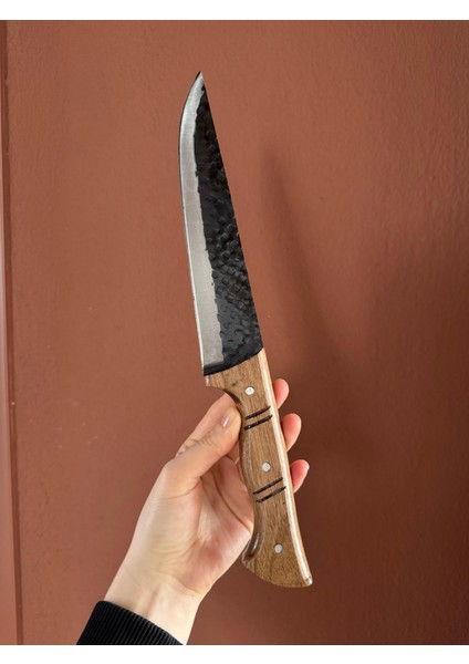 Dövme Izli Kasap Kelle Bıçağı - 32 cm - Et, Sebze, Meyve
