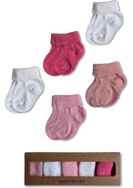 0-6 Ay Bebek Kutulu Soket Çorap 5li Set modelleri