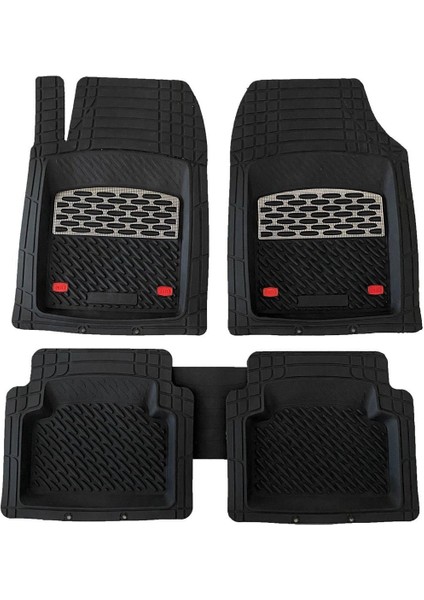 Teamcar Safir Citroen C5 Paspas Havuzlu Krom Karbon