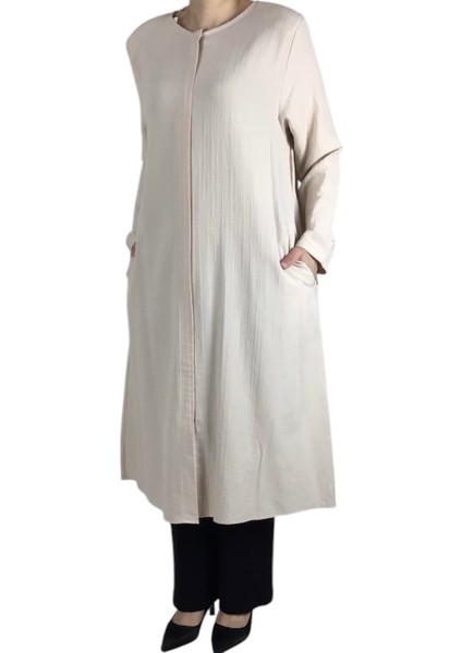 Kadın Önü Patlı Fermuarlı Gizli Cepli Ince Yazlık Kap fiyatları