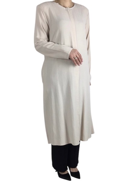 Kadın Önü Patlı Fermuarlı Gizli Cepli Ince Yazlık Kap modelleri