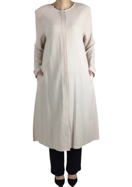 Kadın Önü Patlı Fermuarlı Gizli Cepli Ince Yazlık Kap fırsatları