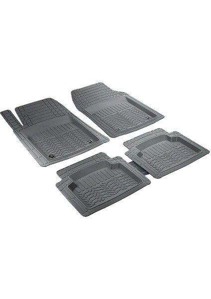 Promats Audi 100 Serisi Profesyonel Paspas Gri Havuzlu