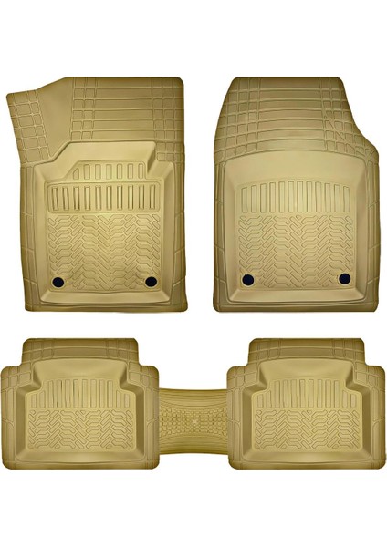 Teamcar Maximum Chevrolet Camaro Paspas 4d Havuzlu Bej