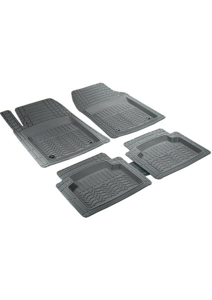 Alfa Romeo 146 Uyumlu 3D Havuzlu Paspas Profesyonel Gri