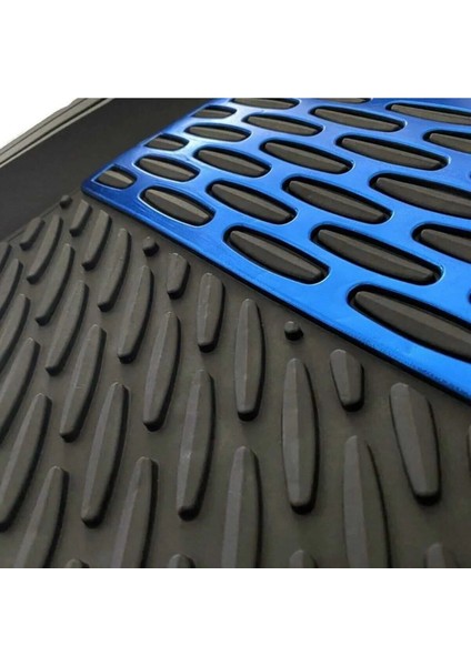 Skoda Fabia Uyumlu 3D Havuzlu Paspas Takımı Safir Siyah Krom Mavi fiyatları