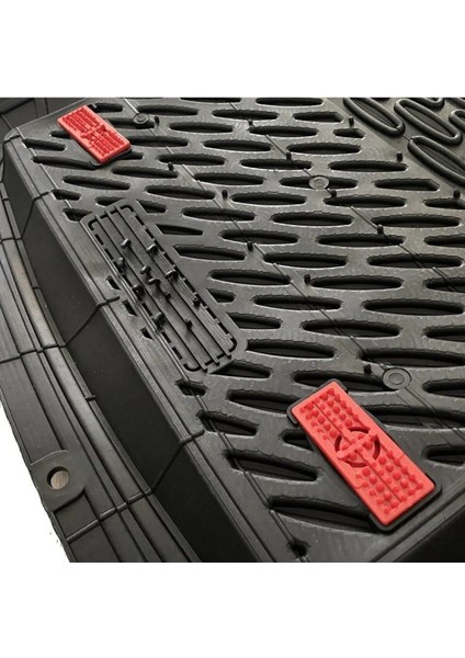 Suzuki Grand Vitara Uyumlu 3D Havuzlu Paspas Takımı Safir Siyah Krom Kırmızı modelleri