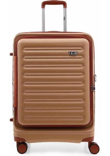 Ççs 5238 Lüx Kabin Boy Valiz Kahve