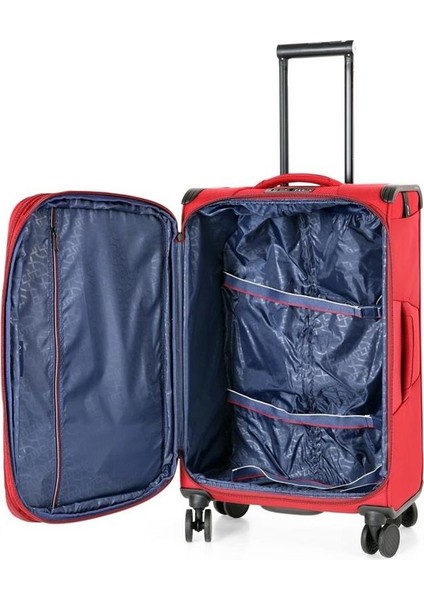 Verage GM21002W Kumaş Valiz Orta Boy Kırmızı